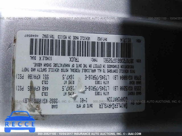 2001 DODGE RAM 2500 3B7KF23661G752561 image 8