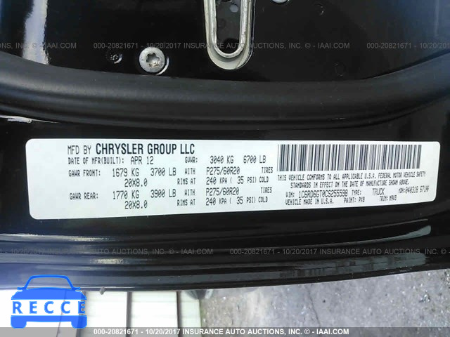 2012 Dodge RAM 1500 SLT 1C6RD6GT0CS255598 image 8