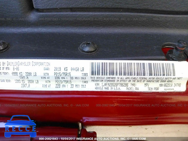 2006 Jeep Wrangler / Tj SE 1J4FA29S26P786286 image 8