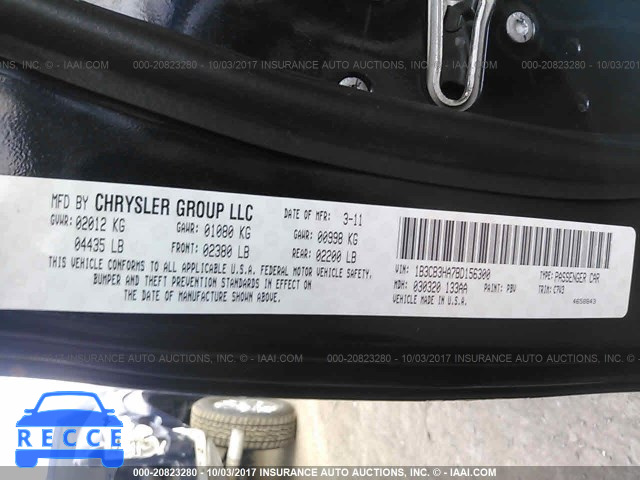 2011 Dodge Caliber 1B3CB3HA7BD156300 image 8