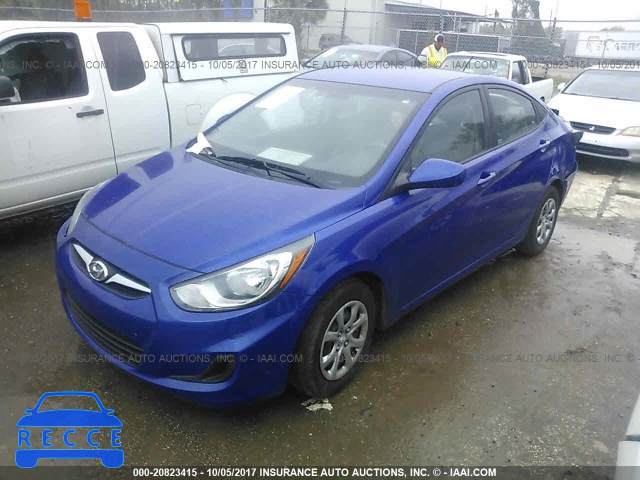 2014 Hyundai Accent KMHCT4AE6EU631580 image 1