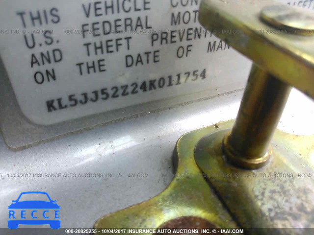 2004 Suzuki Forenza LX/EX KL5JJ52Z24K011754 image 8