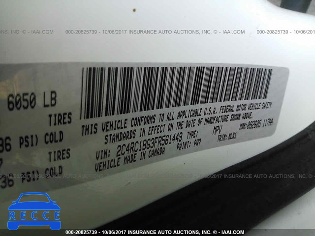 2015 Chrysler Town & Country TOURING 2C4RC1BG3FR561449 image 8