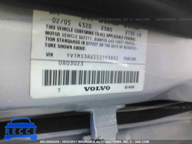 2005 Volvo S40 2.4I YV1MS382552103892 image 8