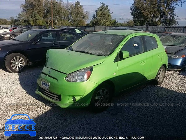 2014 Mitsubishi Mirage ES ML32A4HJXEH003302 image 1