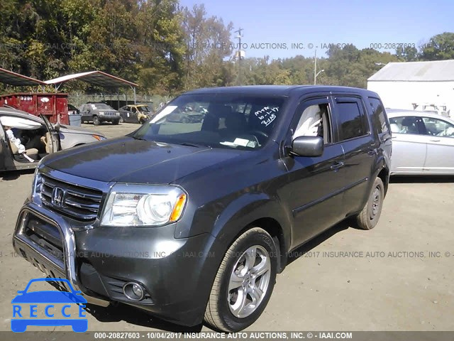 2013 HONDA PILOT EXL 5FNYF4H58DB007486 image 1