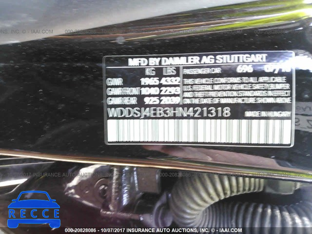 2017 MERCEDES-BENZ CLA 250 WDDSJ4EB3HN421318 image 8