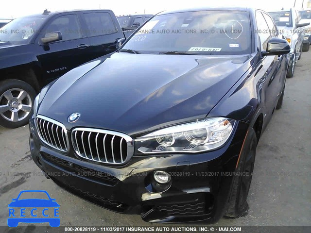 2017 BMW X6 XDRIVE50I 5UXKU6C55H0S82573 image 1