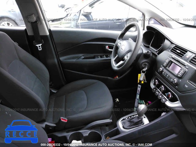 2015 KIA RIO LX KNADM4A3XF6460601 image 4