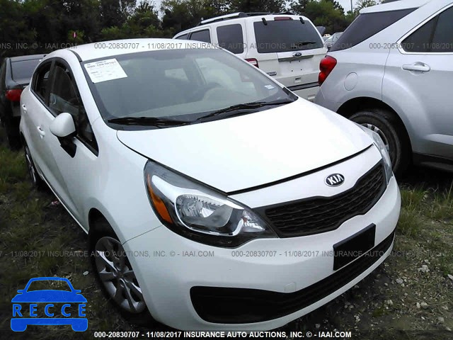 2014 KIA RIO LX KNADM4A36E6413077 image 0