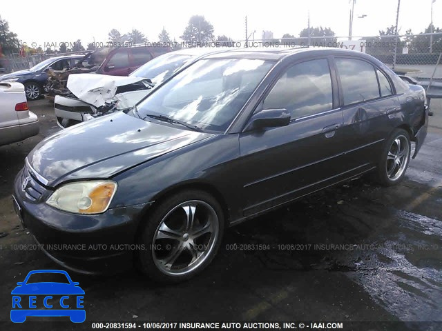 2002 Honda Civic 1HGES26782L055279 image 1