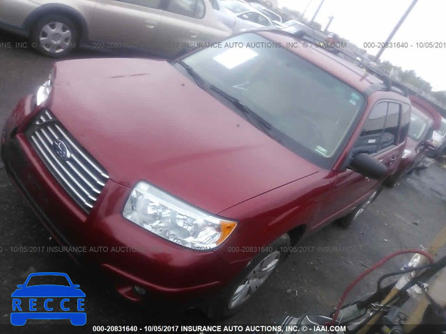 2008 SUBARU FORESTER 2.5X JF1SG63658H704964 image 1