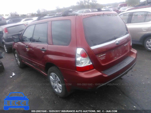 2008 SUBARU FORESTER 2.5X JF1SG63658H704964 image 2