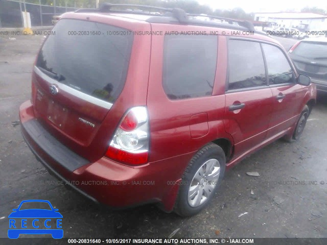 2008 SUBARU FORESTER 2.5X JF1SG63658H704964 image 3