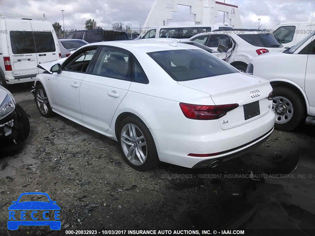 2017 AUDI A4 ULTRA PREMIUM WAUKMAF43HN040498 image 2