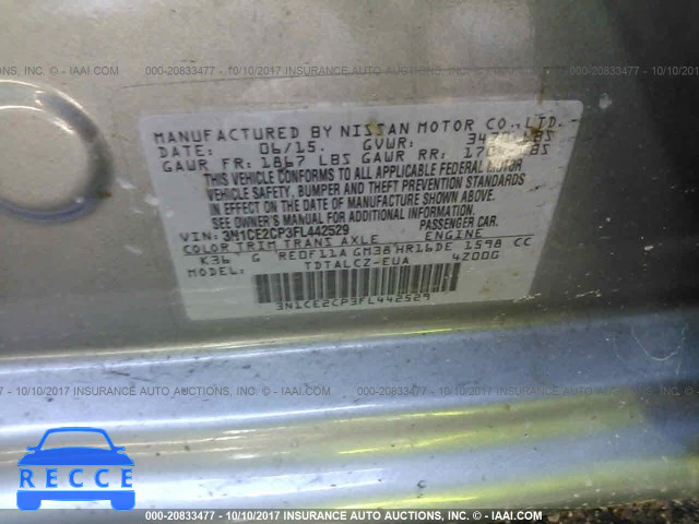 2015 Nissan Versa Note 3N1CE2CP3FL442529 image 8