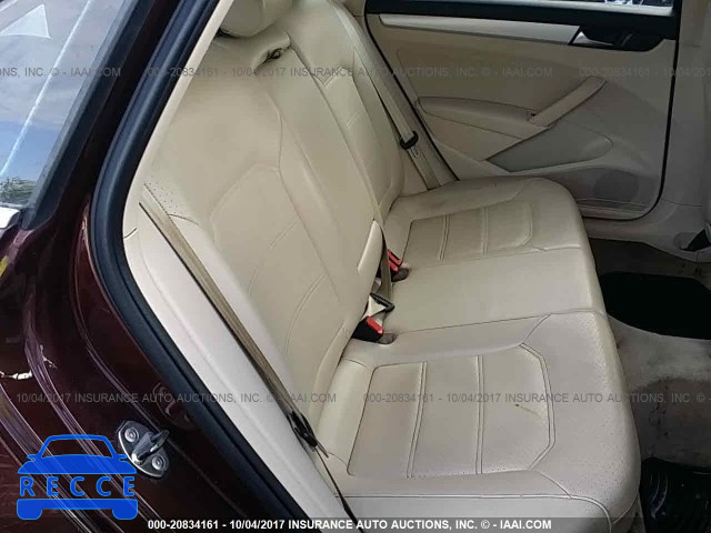 2012 VOLKSWAGEN PASSAT SE 1VWBH7A36CC013855 зображення 7