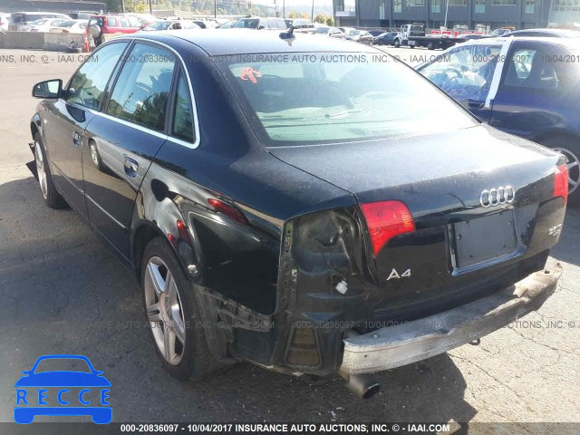 2007 Audi A4 WAUDF78E77A015055 image 2