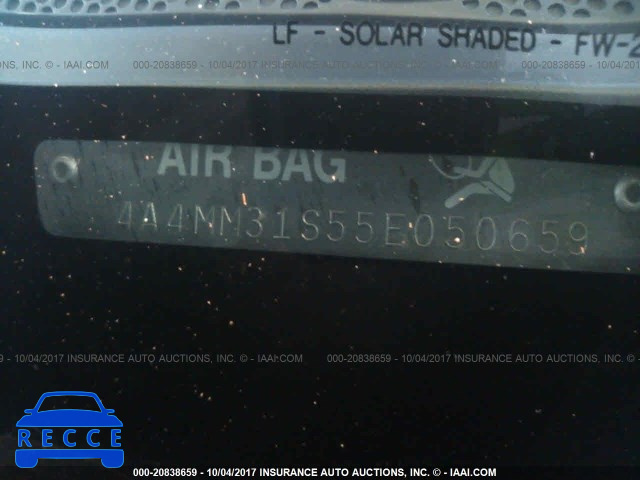 2005 Mitsubishi Endeavor XLS 4A4MM31S55E050659 image 8