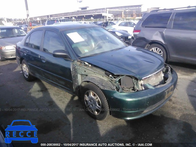 2001 HONDA CIVIC 1HGES16581L023794 image 0
