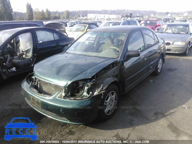 2001 HONDA CIVIC 1HGES16581L023794 image 1