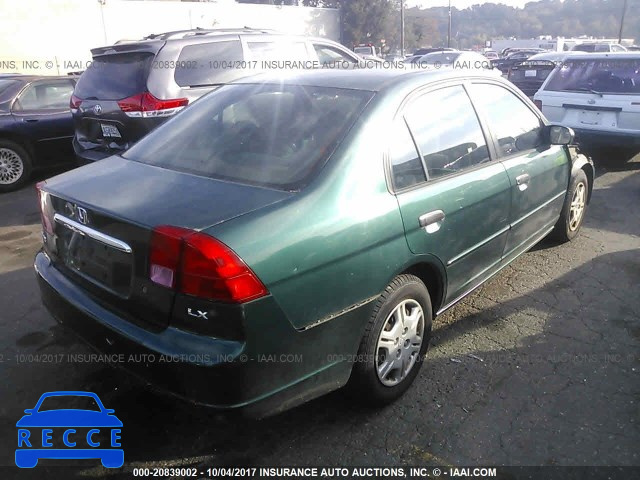 2001 HONDA CIVIC 1HGES16581L023794 image 3