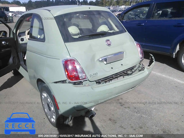 2015 Fiat 500 POP 3C3CFFAR8FT528249 зображення 5