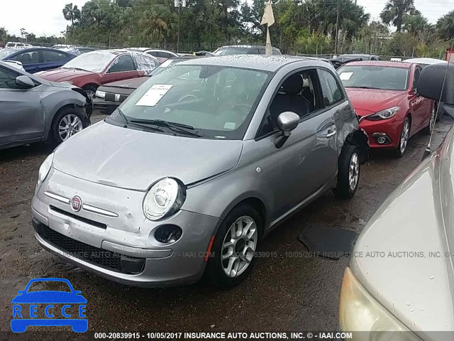 2015 Fiat 500 POP 3C3CFFAR1FT586042 image 1