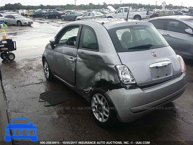 2015 Fiat 500 POP 3C3CFFAR1FT586042 зображення 2