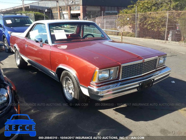 1978 CHEVROLET EL CAMINO 1W80U8Z460248 image 0