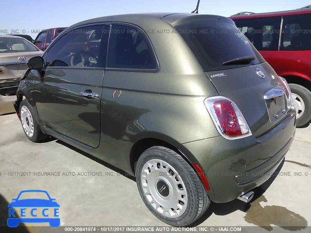 2015 FIAT 500 POP 3C3CFFAR6FT570712 зображення 2