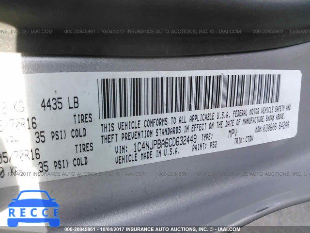 2012 Jeep Patriot SPORT 1C4NJPBA6CD632449 image 8