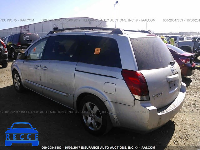 2004 NISSAN QUEST S/SE/SL 5N1BV28U14N337522 image 2