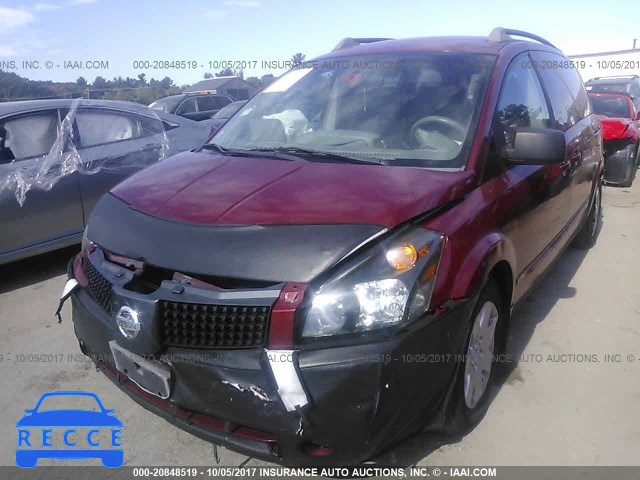 2006 NISSAN QUEST 5N1BV28U86N103218 зображення 1