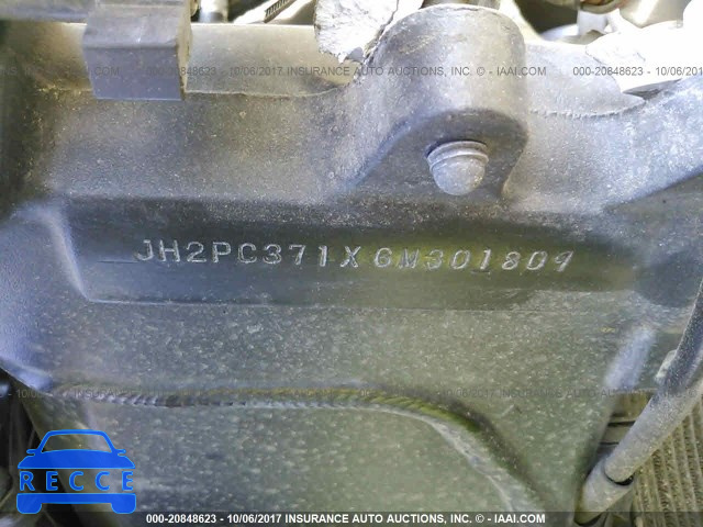 2006 Honda CBR600 RR JH2PC371X6M301809 зображення 9