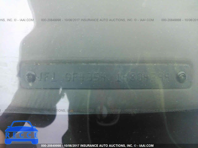 2001 Subaru Impreza JF1GF43541H804399 image 8