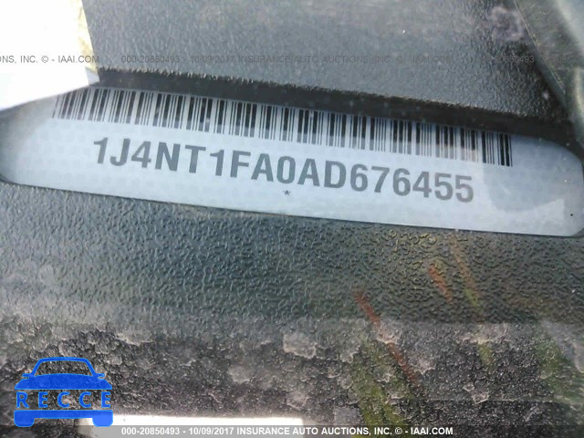 2010 Jeep Compass SPORT 1J4NT1FA0AD676455 зображення 8