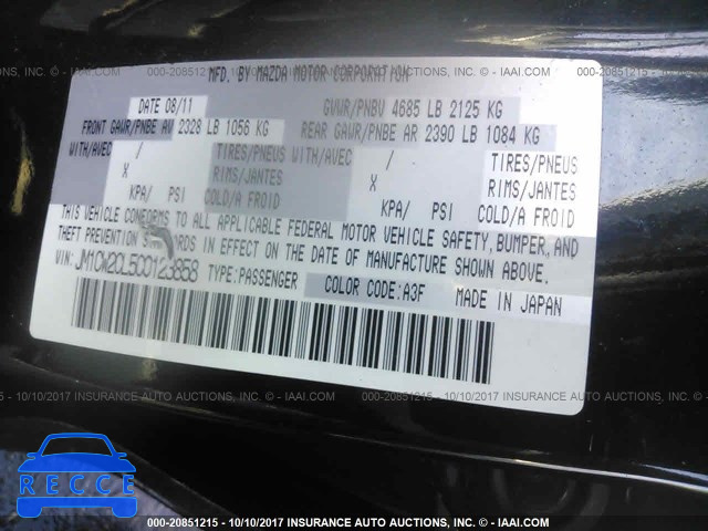 2012 Mazda 5 JM1CW2CL5C0123858 image 8