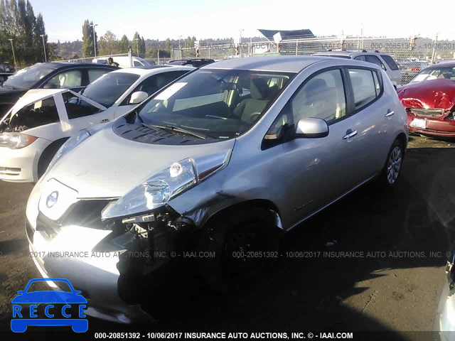 2014 Nissan Leaf S/SV/SL 1N4AZ0CP5EC338802 зображення 1