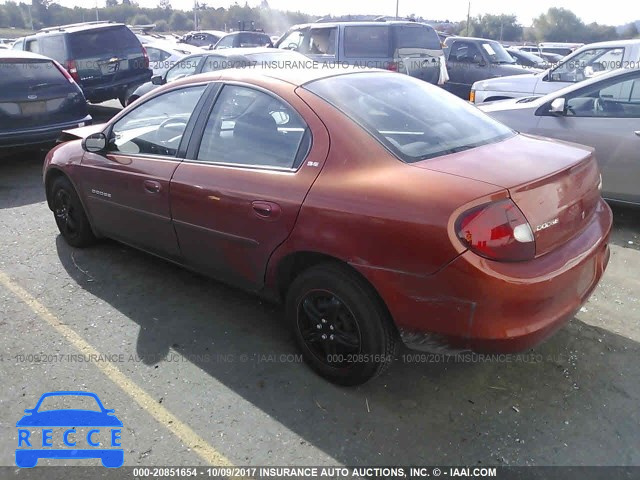2001 Dodge Neon SE/ES 1B3ES46C01D183324 Bild 2