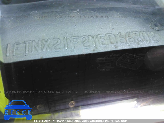2000 Ford F250 SUPER DUTY 1FTNX21F2YED66802 image 8