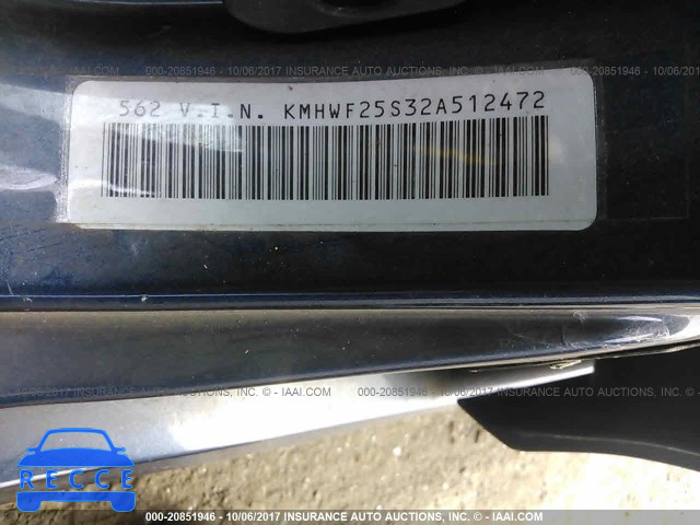 2002 Hyundai Sonata KMHWF25S32A512472 Bild 8
