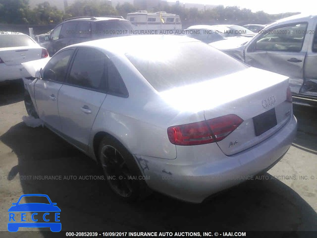 2009 Audi A4 2.0T QUATTRO WAULF78K39N013526 image 2