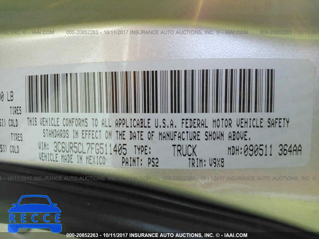 2015 RAM 2500 ST 3C6UR5CL7FG511405 image 8