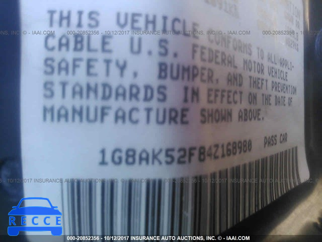 2004 Saturn ION LEVEL 3 1G8AK52F84Z168980 image 8