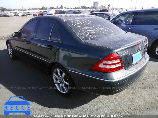 2003 Mercedes-benz C 230K SPORT SEDAN WDBRF40J53A496240 image 2