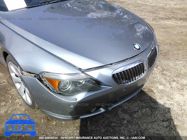 2006 BMW 650 I WBAEH13496CR50820 image 5