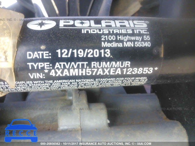 2014 Polaris Sportsman 570 4XAMH57AXEA123853 зображення 9