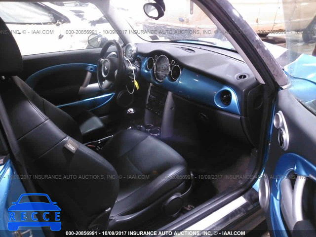 2005 Mini Cooper WMWRE33445TD92415 image 4