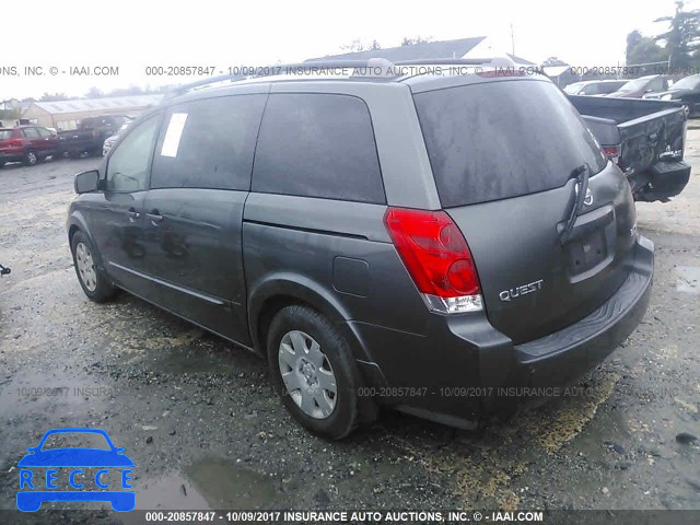 2005 Nissan Quest 5N1BV28U05N100604 Bild 2